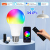 Wifi Tuya E27 Led Light Bulbs 220V 110V 10W Smart Life RGB Lamp App Voice Remote Control Dimmable Alexa Google Assistant Alice