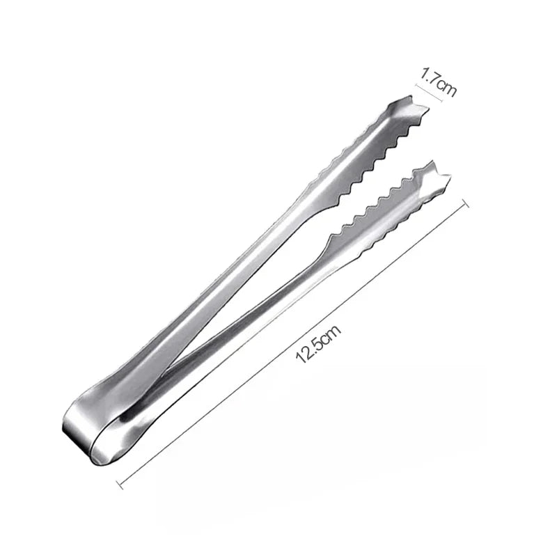 Stainless Steel Food Tongs – Non-Slip BBQ, Salad & Bread Clip for Kitchen