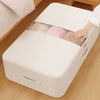 Storage Bin for Clothes Comforters Under Bed Storage Container Foldable Clothes Organizer with Sturdy Zippered For Blanket Cloth