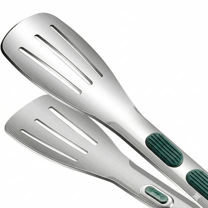 Stainless Steel Food Tongs – Non-Slip BBQ, Salad & Bread Clip for Kitchen