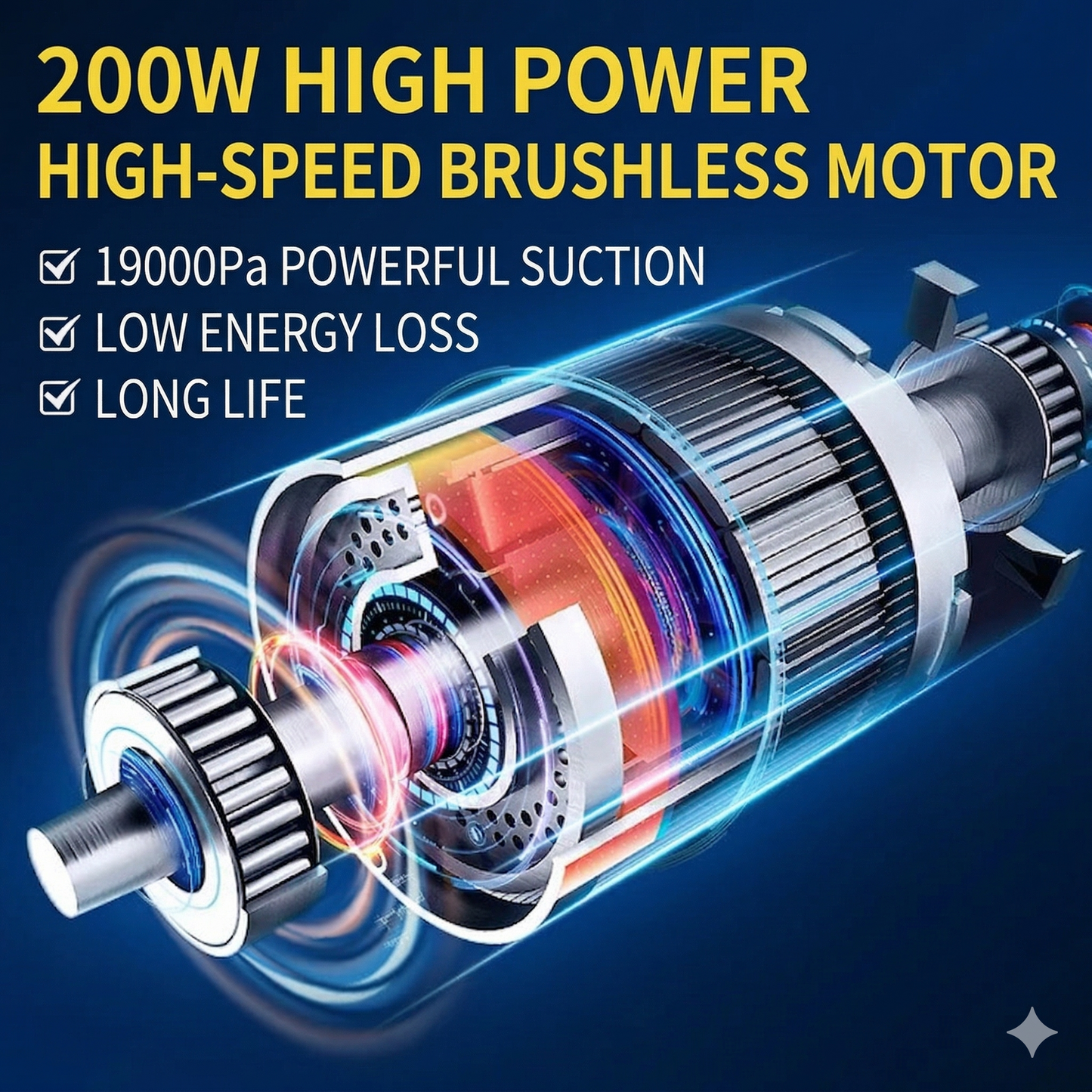 Portable Cordless Handheld Vacuum Cleaner – Powerful Car & Home Suction