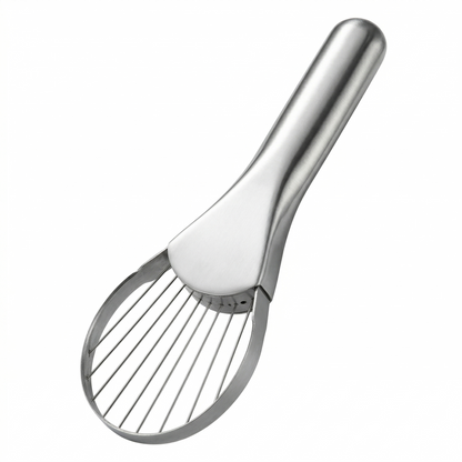 Stainless Steel Avocado & Fruit Cutter – Kitchen Gadget for Easy Slicing