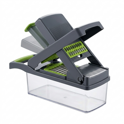 16-in-1 Multifunctional Vegetable Chopper & Slicer with Grater, Peeler, and Egg Separator