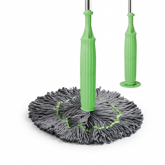 1 PCs Green Rotating Home Mop – Reusable Floor Cleaner for Bedroom, Bathroom & Kitchen