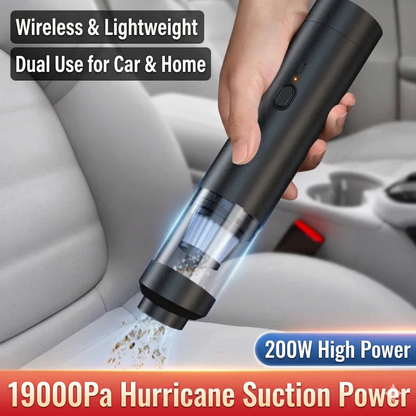 Portable Cordless Handheld Vacuum Cleaner – Powerful Car & Home Suction