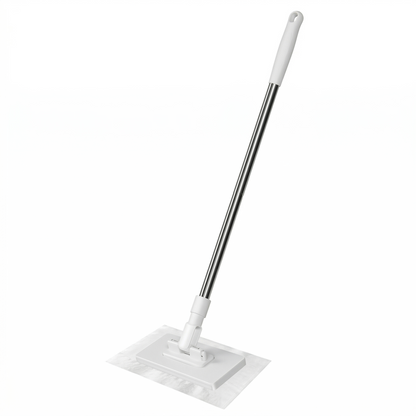 No-Wash Face Towel Mop with 4 Reusable Cloths for Dust Cleaning