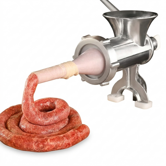 Heavy Duty Hand Crank Meat Grinder & Sausage Stuffer Manual Kitchen Mincer Pasta Maker