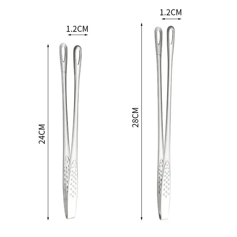 Stainless Steel BBQ Kitchen Tongs