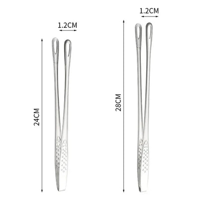 Stainless Steel BBQ Kitchen Tongs