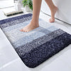 Kitinjoy Bathroom Rug Mat extra Soft Absorbent Microfiber Bath Mat Non-Slip Plush Shaggy Machine Wash Carpet Bathroom Floor Rugs