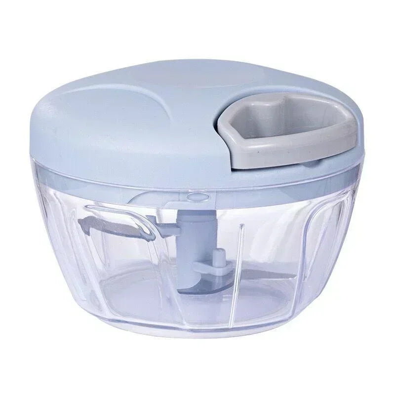 500/900ML Rotary Food Processor & Garlic Grinder for Vegetables, Fruits & Chili