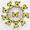 New 10Pcs 4.72 In Monarch Butterfly Decoration Stickers Fake Butterflies for Crafts Artificial Wall 3D Home Decor