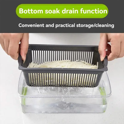 16-in-1 Multifunctional Vegetable Chopper & Slicer with Grater, Peeler, and Egg Separator