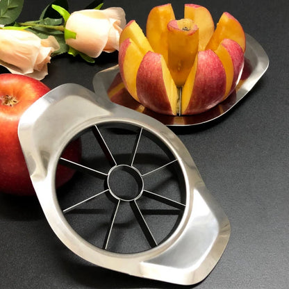 Pack of 2 Stainless Steel Apple & Vegetable Cutters with Comfort Handle