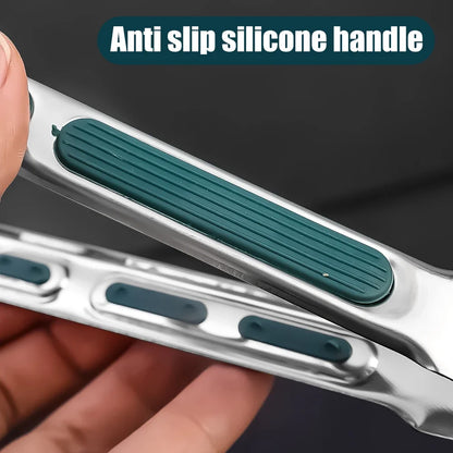 Stainless Steel Food Tongs – Non-Slip BBQ, Salad & Bread Clip for Kitchen