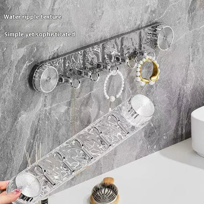 5-in-1 Rotating Suction Cup Hooks – Punch-Free, Waterproof Wall Mount