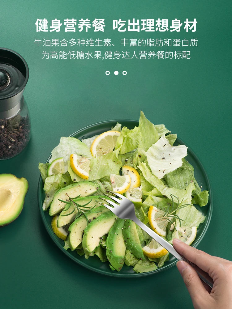 Stainless Steel Avocado & Fruit Cutter – Kitchen Gadget for Easy Slicing