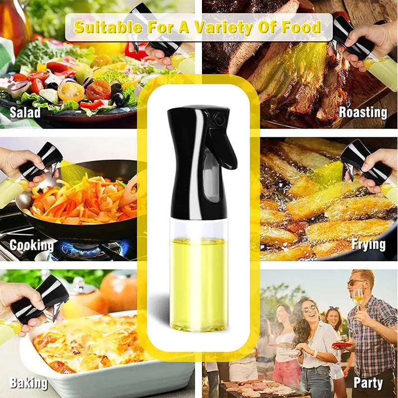 Kitchen Oil Spray Bottle for Cooking, BBQ & Baking