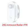 Zigbee Human Presence+ PIR Motion Detection Sensor Luminance Detector Battery operated Support Zigbee2mqtt Home Assistant