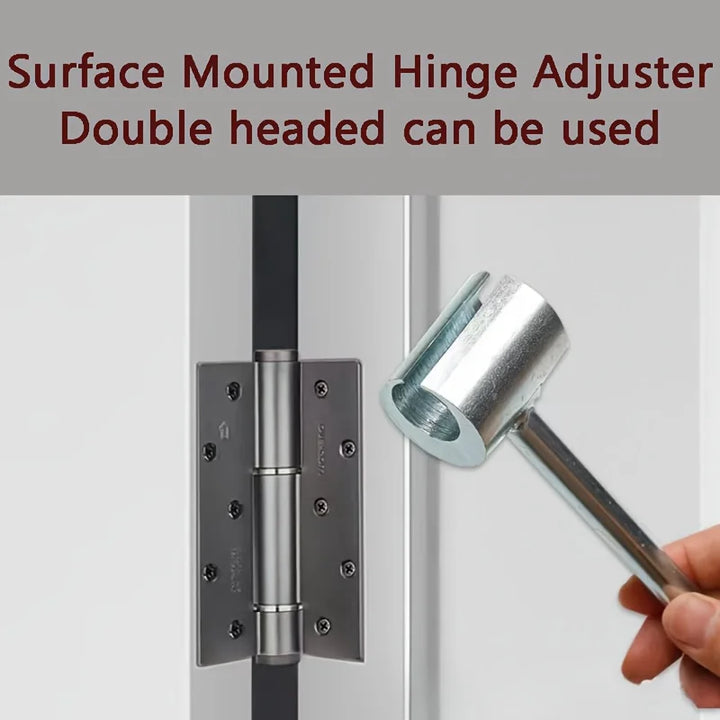 Door hinge adjustment tool,gap adjustment wrench,double headed door hinge maintenance tool,round bolt heavy-duty hinge tool