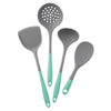 4Pcs Silicone Cooking Utensils Set Heat-resisting Kitchenware For Kitchen Non-stick Cooking Tools Set Spatula Shovel Rice Spoon