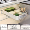 Kitchen Sliding Drawer with Slide Rail Cabinet Clothes Spice Dish Bowl Storage Rack Pull Out Cabinet Organizer Tray With Handle