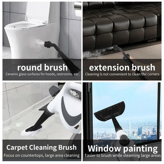 Handheld Pressurized Steam Cleaner Portable Multi-Surface Home Steamer