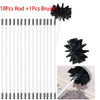Flexible Chimney Sweep Set Flue Sweeping Brush & Rod Kit Soot Cleaning Rods Nylon Brush Cleaning Tool Kit Convenient