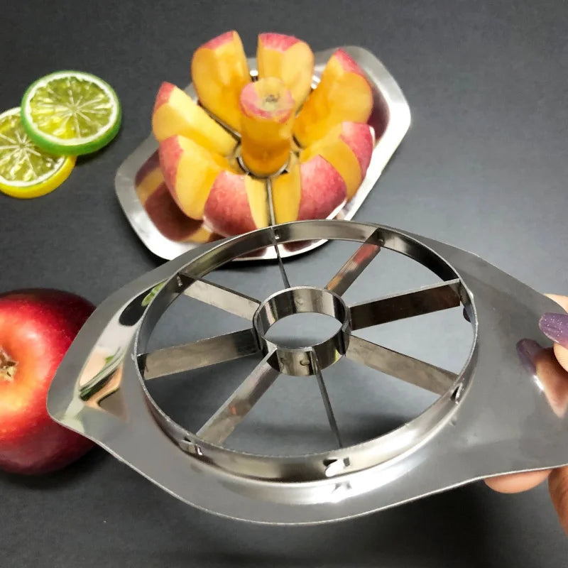 Pack of 2 Stainless Steel Apple & Vegetable Cutters with Comfort Handle