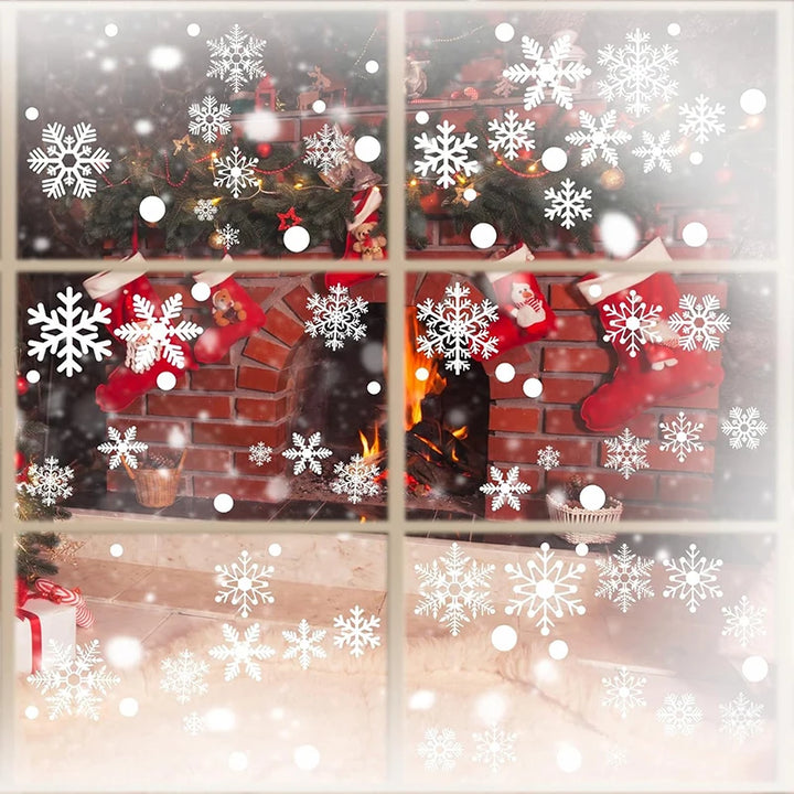 20X30CM Glass Window Snowflake Stickers - Christmas Decor for Home Room, New Year Gift, Navidad & Holiday Supplies