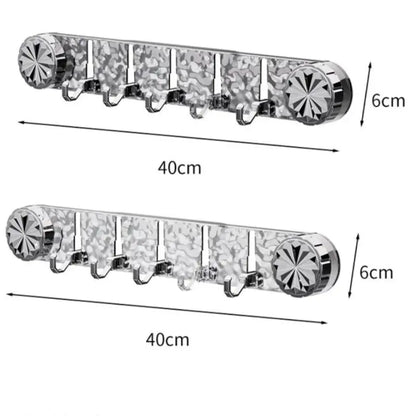 5-in-1 Rotating Suction Cup Hooks – Punch-Free, Waterproof Wall Mount