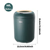 Automatic Trash Can with Lid,  Small Plastic Smart Trash Can, Motion Sensor Trash Can for Bedroom, Bathroom, Kitchen, Office