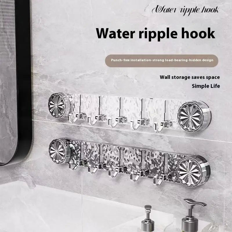 5-in-1 Rotating Suction Cup Hooks – Punch-Free, Waterproof Wall Mount