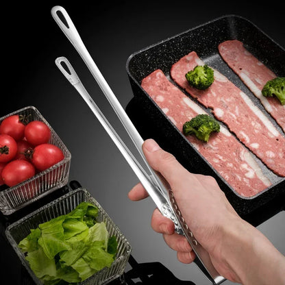 Stainless Steel BBQ Kitchen Tongs