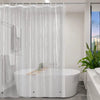 1pc Clear Shower Curtain Liner with Bottom Magnets & Metal Grommets-Plastic Lightweight Bathroom Curtain Bath Curtain Decor