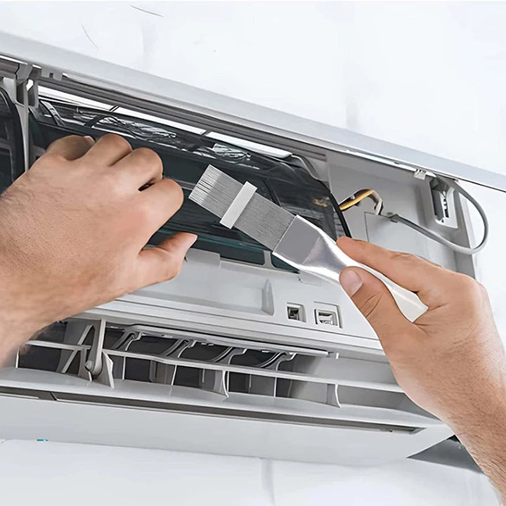 3pcs Air Conditioner Cleaning Kit Air Conditioning Fin Comb Condenser Radiator Cleaning Tool Frozen Repair Household Cleaning