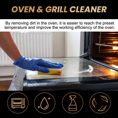 Oven & Kitchen Cleaner Foam Spray – Powerful Degreaser for Stoves, Grills & Appliances