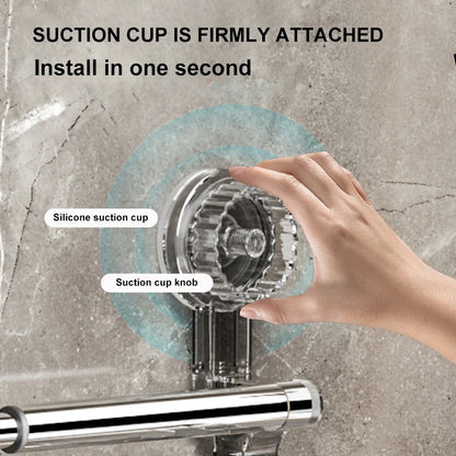 Double-Layer Suction Wall-Mounted Towel Rack 56–94 cm – Non-Drill Bathroom Storage