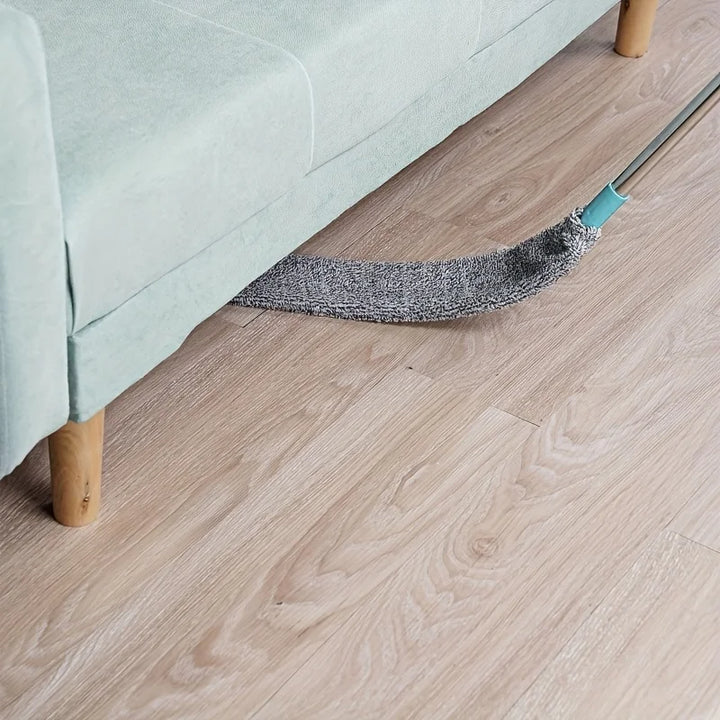 Long Handle Mop Telescopic Duster Cleaning Brush Bendable Head Extendable Pole Long Flat Flexible Duster For Home Cleaning Tool