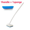 Bathroom Sponge Cleaning Brush Multi-Functional Tool Long Handle Removable Household Floor Bathtub Brushes Ceramic Tile Brush