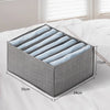 Closet storage box folding underwear storage box partition drawer storage box jeans wardrobe storage box clothes