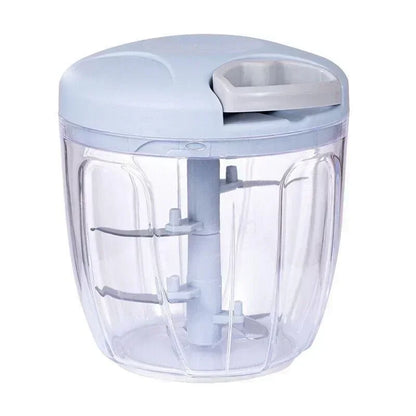 500/900ML Rotary Food Processor & Garlic Grinder for Vegetables, Fruits & Chili