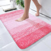 Kitinjoy Bathroom Rug Mat extra Soft Absorbent Microfiber Bath Mat Non-Slip Plush Shaggy Machine Wash Carpet Bathroom Floor Rugs