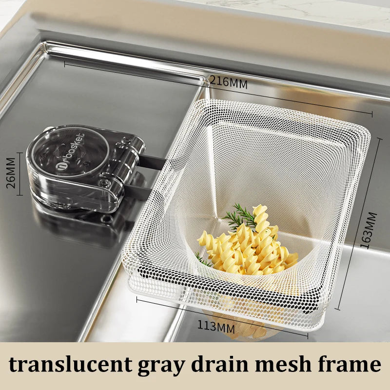 Suction Kitchen Sink Drain Strainer – Anti-Clog Waste Filter Rack