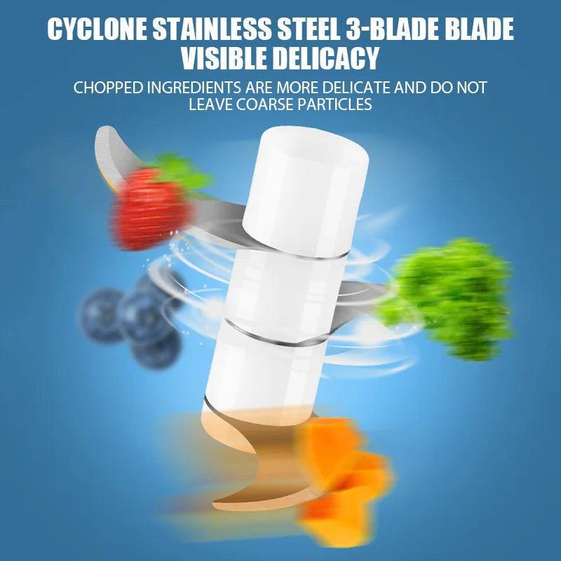 Electric Garlic Masher Food Processor Vegetable Cutter Meat Grinder Fruit Masher Chilli Chopper Home Kitchen USB Charging Mincer