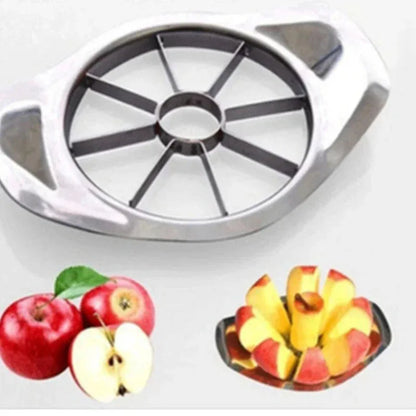 Pack of 2 Stainless Steel Apple & Vegetable Cutters with Comfort Handle