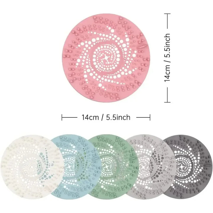 1Pcs Silicone Drain Strainer Household Shower Floor Filter Sink Strainers Hair Catcher For Kitchen Bathroom Accessories