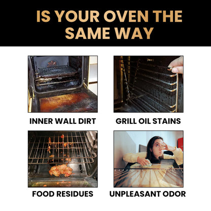 Oven & Kitchen Cleaner Foam Spray – Powerful Degreaser for Stoves, Grills & Appliances