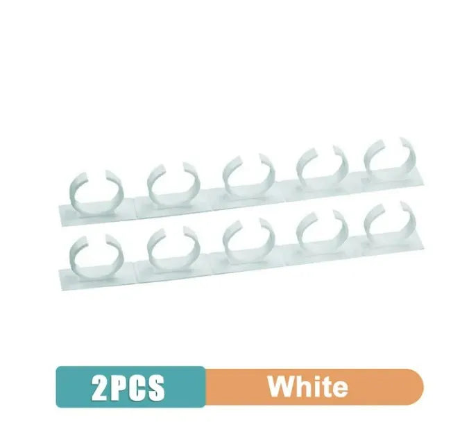 2/4pcs Kitchen Storage Rack Seasoning Jar Storage Rack Simple Bottle Clip Wall Mount Spice Bottle Stand 5 Hole Ingredient Holder