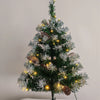 Mini Christmas Tree PVC with Led Light Bar Pinecone Table Top Christmas Tree 45cm/60cm Christmas Party Atmosphere Decoration